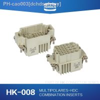 HDXBSCN Industrial rectangular Heavy Duty Connector HDC HK-008/24 core 10A waterproof aviation plug