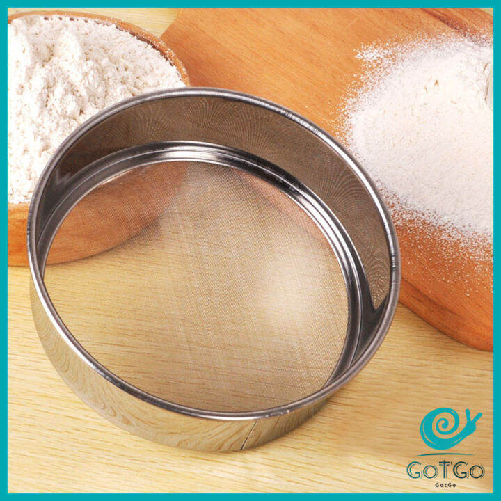 gotgo-ที่ร่อนแป้ง-สแตนเลส-สําหรับร่อนแป้ง-กระชอนสแตนเลส-stainless-steel-flour-sieve-สปอตสินค้า