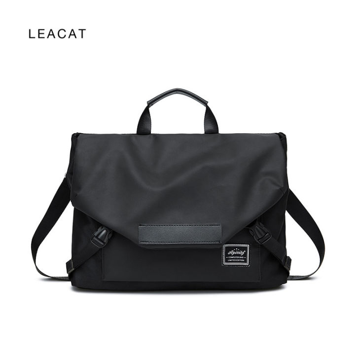 Leacat messenger bag Oxford cloth waterproof 15.6 inch Laptop bag ...