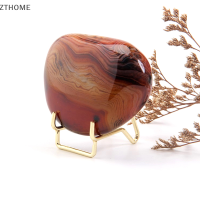 ZTHOME ผลึกโลหะผสมโบราณ Agate แสดงขาตั้งยึดฐานแร็คการถ่ายภาพ props