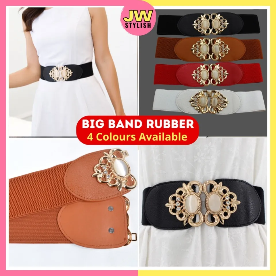 JW Stylish】Elastic Waist Band PLUS SIZE Big Size Belt Waist Belt Women Belt  for Dress Tali Pinggan Plus Size