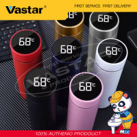 Vastarใหม่สมาร์ทขวดเก็บความร้อน500MLกระติกน้ำสุญญากาศเหล็กสแตนเลสน้ำขวดจอแสดงผลLEDระบบสัมผัสหน้าจอผู้ชายถ้วยน้ำ