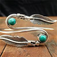 【YF】◊♣☏  Fashion Ladies Inlaid Stone Feather Adjustable Boho Jewelry Accessories Gifts for