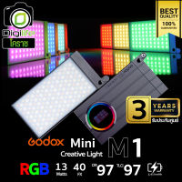 Godox LED M1 RGB 13W 2500-8500K 2410mAh  - รับประกันศูนย์ Godox Thailand 3ปี