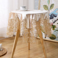 Tablecloth Top Grade Embroidered Table Flannel Round Table Cover Coffee Lace Table Cloth Cabinet Piano Cover Dust Cover