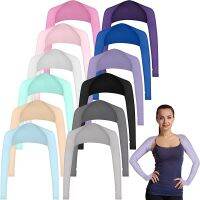 Summer Cycling Ice Silk Sunscreen Shawl Outdoor Golf Sports One Shoulder Sleeves Neck Shading and UV Protection Sleeves