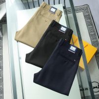 23 New Tommy Mens Casual Pants Spring And Summer New Tommy Business Casual Mens Pants Pure Cotton All-Match Straight