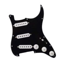 WK-Multi Colour Electric Guitar Pickguard and White SSH Loaded Prewired scratchplate Assembly