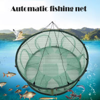 Orangesky Automatic Fishing Net Trap Cage Round Shape Durable Open For Crab Crayfish Lobster