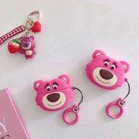 [SOSO 3C accessories] ดิสนีย์ Lotso เชือกเส้นเล็กแหวนซิลิโคนหูฟังเคสสำหรับ Airpods 2 1 Pro 3การ์ตูนหูฟังปก Capa Para C Oque