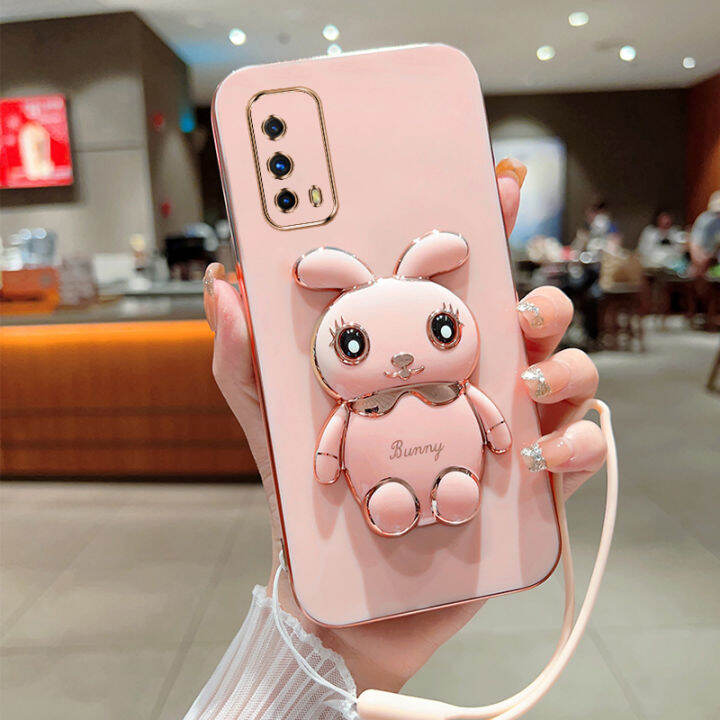 เคสนิ่มสำหรับโทรศัพท์-vivo-iqoo-เคส-z1x-เคส-vivo-iqooz1x-การ์ตูนกระต่ายเคสโทรศัพท์โทรศัพท์ซิลิโคนกันกระแทก