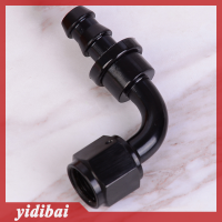 yidibai Black AN6 An-6 90องศา PUSH LOCK Oil/Fuel/Gas line fitters hose ADAPTER