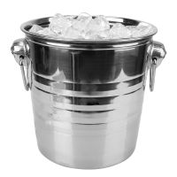 Wine Beer Cooler Bucket 5L Stainless Steel For KTV Bar Kitchen Party Barware Champagne Wine Beer Bucket Ice Cube Maker