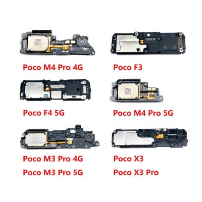 5Pcs Original Loud Speaker Buzzer Ringer ลําโพง Flex Cable สําหรับ Xiaomi Poco F3 F4 5G M3 M4 X4 F2 Pro 4G X2 M5 X3 NFC