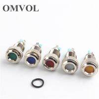 8mm waterproof led Pilot Lightmetal indicator light 12v 24V 220V