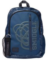 ?Smiggle Backpacks กระเป๋าเป้ ?สมิกเกอร์ ขนาด 16 นิ้ว ลาย Sm logo สีกรม พร้อมส่งในไทย ?