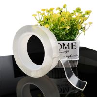 Washable Reusable Strong Sticky Double Sided Transparent Nano Adhesive Magical Tape 1/3/5M Home Reusable Tape