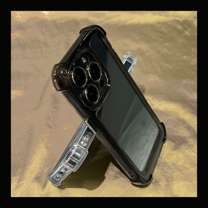 upgrad-air-bag-เคสแข็ง-สําหรับtransparent-hard-case-เคส-compatible-for-iphone-14-pro-max-13-12