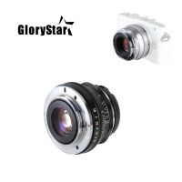 GloryStar 25มม. F1.8 Prime เลนส์โฟกัสแบบแมนนวล MF สำหรับ Panasonic Olympus MFT M43 Mount GH4 GM1 GX8 G9 E-PL E-M PEN-F Mark กล้อง