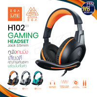 EGA รุ่น H102 Lite Gaming Headset Jack 3.5mm หูฟังเกมมิ่ง ให้เลือก 3 สี Nbboss89