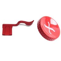 Aluminum Hot Shoe Cover Thumb-Up Hotshoe Thumb Grip with Suitable for Fujifilm Camera Shutter Button Accessories