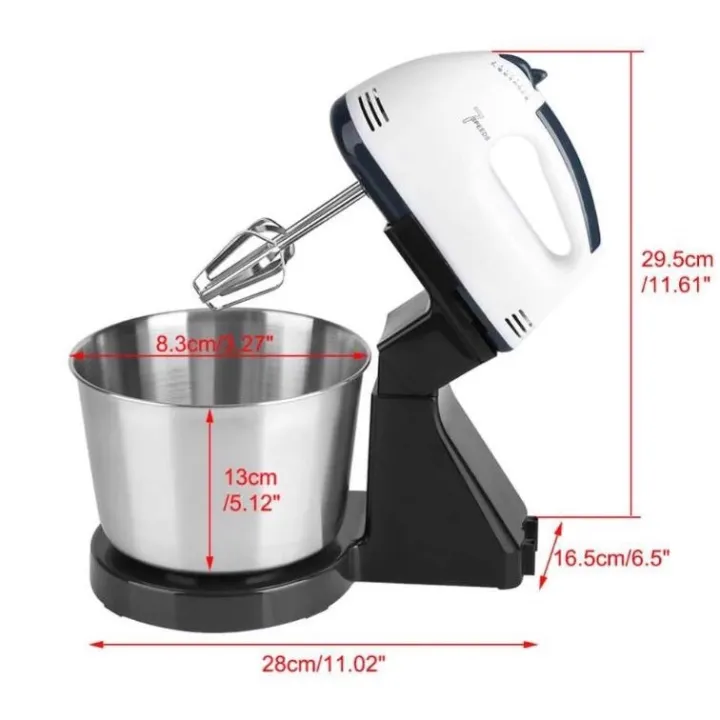 📌WILSON📌 Electric Hand Mixer & Mixing Bowl 7 Speed quality Whisks