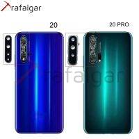 กระจกกล้องมองหลังทราฟัลการ์สำหรับ Honor 20 Pro ฝาหลังกระจกกล้องพร้อมอะไหล่เปลี่ยนที่ยึดที่จับกล้องรูปตัวยู