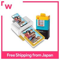 KODAK Dock Plus Instant Photo Printer-เครื่องพิมพ์พกพาล่าสุดพร้อม Bluetooth ที่ให้คุณเพลิดเพลินกับการพิมพ์ภาพถ่ายสีเต็มรูปแบบ-เข้ากันได้กับแอพสมาร์ทโฟน Ios/android/แอพสมาร์ทโฟน Android-เครื่องพิมพ์ที่สะดวกและใช้งานได้จริง80แผ่น...