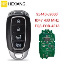 HE Xiang กุญแจรถรีโมทคอนโทรลอัจฉริยะสำหรับ Hyundai Kona 2019ชิป ID47 2020 433.92Mhz P/n 95440-J9000เปลี่ยนบัตร Promixity