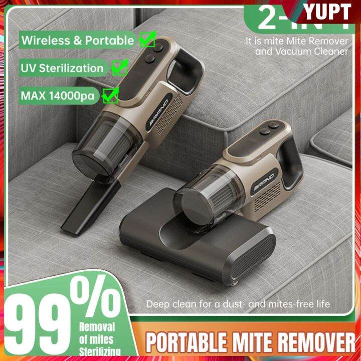 Handheld Dust Mite Vacuum Cleaner With UV Light Mites Killer Suction