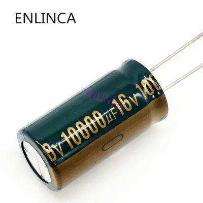 ✑✶✻ 2pcs/lot P81 10000uf16V Low ESR/Impedance high frequency aluminum electrolytic capacitor size 16x30 16V 10000uf 20