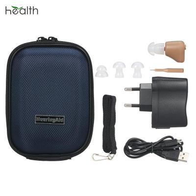 ZZOOI Digital Hearing Aid Sound Amplifier with Storage Case &amp; Lanyard Sound Amplifier In Ear Hearing Enhancement Device for Adults