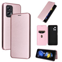 Xiaomi Poco X4 GT / Redmi Note 11T Pro Case, EABUY Carbon Fiber Magnetic Closure with Card Slot Flip Case Cover for Xiaomi Poco X4 GT / Redmi Note 11T Pro