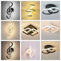 ZZOOI Modern Led Aisle Light Ceiling Lights Bedside Spiral Night Light Fixtures Ceiling Lamps For Living Room Bedroom Corridor Light