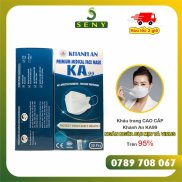 Khẩu trang 4d cao cấp Khánh An KA99 hộp 30 cái ngăn ngừa vi khuẩn bảo vệ