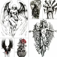 angel of death in Realism Tattoos  Search in 13M Tattoos Now  Tattoodo