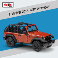 Maisto 1:18 Jeep Wrangler off-Road Vehicle Simulation Alloy Car Model