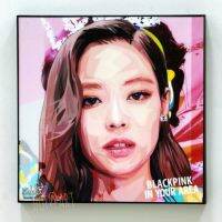 Jennie เจนนี่ #1 BLACKPINK แบล็คพิงก์ K POP Blink รูปภาพติดผนัง pop art พร้อมกรอบและที่แขวน กรอบรูป แต่งบ้าน ของขวัญ รูปภาพ โปสเตอร์ นักร้องเกาหลี