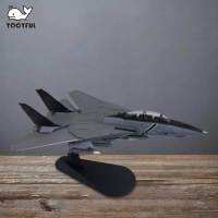 TOOYFUL 1:100 Scale US F14-B เครื่องบินรุ่นพร้อมขาตั้งจำลอง Miniature Alloy เครื่องบินรุ่น Fighter ของเล่นสำหรับตกแต่งบ้านอุปกรณ์เสริมของขวัญ