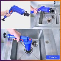 【ส่งจากไทย】Dredge Plug Air Pump Pipe Plunger Toilet Drain Cleaner Sewer Blockage Tool