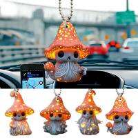 Cartoon Car Pendant Cartoon Acrylic Mushroom Elf Rear View Mirror Ornament Non-Fading Decoration Supplies for Mobile Phone Car Bag and Keychain value