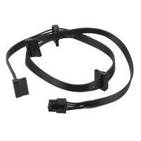 Pcie 6Pin Male To 4 SATA Power Supply Cable For Seasonic Focus / MK3/ FX/ P Series 850PX 750PX 650PX 550PX PSU