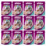 Whiskas Kitten Food Tuna Flavor 85g (12 pcs)  อาหารลูกแมว วิสกัส แบบเปียก รสปลาทูน่า 85 กรัม (12 ซอง)