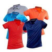 【CC】✿△  Classic Polo Shirt Men Dry Breathable Sportswear Tennis Camisa Masculina 4XL