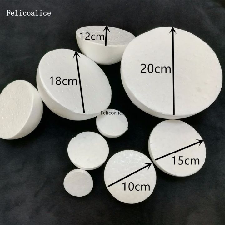 48pcs-สีขาวการสร้าง-half-polystyrene-styrofoam-foam-ball-spheres-สำหรับ-diy-งานฝีมืออุปกรณ์ครึ่งลูกโฟม15ซม-5-905นิ้ว