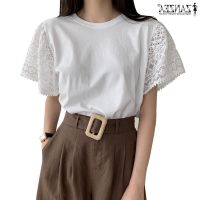 COD dhdfxcz ZANZEA Women Korean Style Daily Comfortable Daily Knitting Lace Short Sleeve Blouse