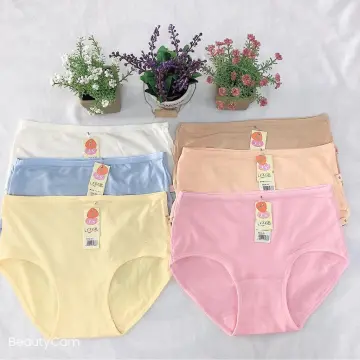 Ladies Cotton Knickers High Waisted Knickers For Women, Full Back Coverage  Womens Underwear6pcs