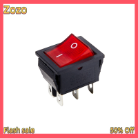 Zozo ✨Ready Stock✨ 1pcs KCD4 Black Rocker Switch สวิทช์เปิด-ปิด3ตำแหน่ง6 Pins The arrowis RESET 16A 250VAC/ 20A 125VAC