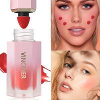 8สี Liquid Blush กันน้ำ Multi-Purpose Facial Nourishing Blush Stick Cheek Natural Blusher น่ารักเกาหลีแต่งหน้าสำหรับผู้หญิง