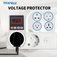 ป้องกันแรงดันไฟฟ้าอัตโนมัติซ็อกเก็ต AC 220V 16A Power Surge Protector EU ปลั๊กแรงดันไฟฟ้าปลอดภัยตู้เย็นป้องกัน-GHJGY STORE-GHJGY STORE